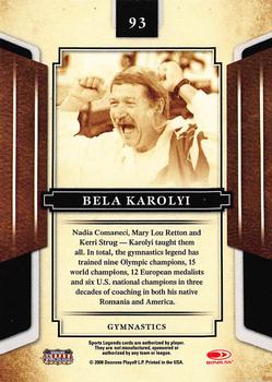 2008 Donruss Sports Legends #93 Bela Karolyi Back