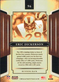 2008 Donruss Sports Legends #96 Eric Dickerson Back