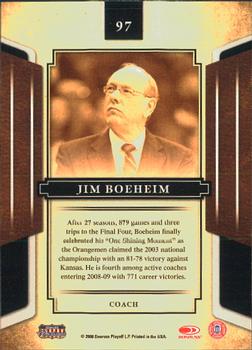2008 Donruss Sports Legends #97 Jim Boeheim Back