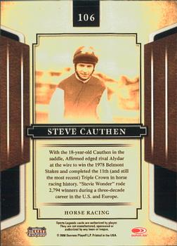 2008 Donruss Sports Legends #106 Steve Cauthen Back