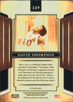 2008 Donruss Sports Legends #149 David Thompson Back