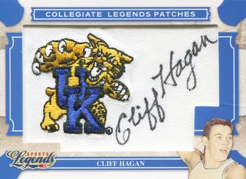 2008 Donruss Sports Legends - Collegiate Legends Patch Autographs #CLP-20 Cliff Hagan Front
