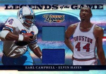 2008 Donruss Sports Legends - Legends of the Game Combos #LGC-8 Earl Campbell / Elvin Hayes Front