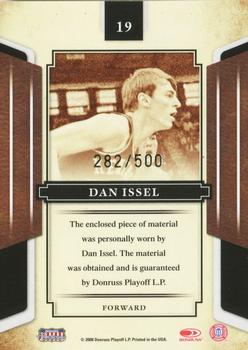 2008 Donruss Sports Legends - Materials Mirror Red #19 Dan Issel Back