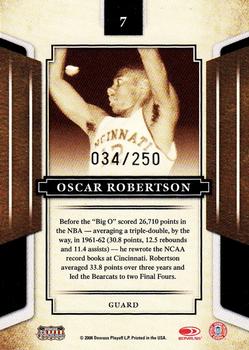 2008 Donruss Sports Legends - Mirror Red #7 Oscar Robertson Back