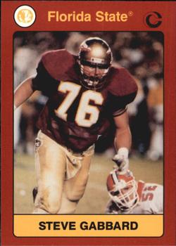 1990-91 Collegiate Collection Florida State Seminoles #4 Steve Gabbard Front