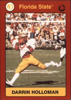 1990-91 Collegiate Collection Florida State Seminoles #17 Darrin Holloman Front