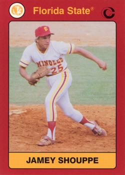 1990-91 Collegiate Collection Florida State Seminoles #21 Jamey Shouppe Front
