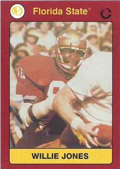 1990-91 Collegiate Collection Florida State Seminoles #36 Willie Jones Front