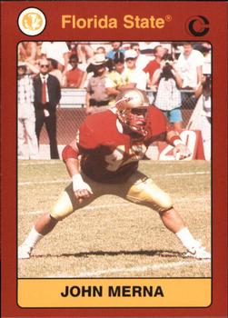 1990-91 Collegiate Collection Florida State Seminoles #46 John Merna Front