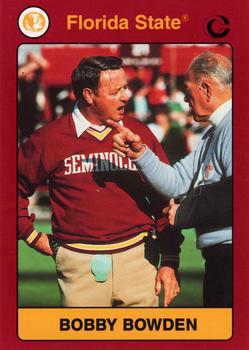 1990-91 Collegiate Collection Florida State Seminoles #58 Bobby Bowden Front