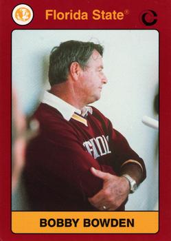 1990-91 Collegiate Collection Florida State Seminoles #59 Bobby Bowden Front