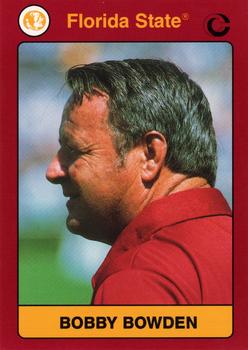 1990-91 Collegiate Collection Florida State Seminoles #68 Bobby Bowden Front