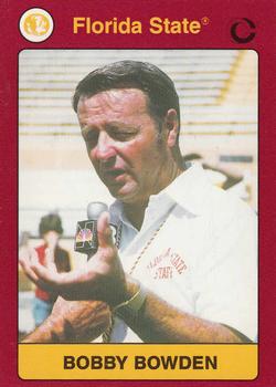 1990-91 Collegiate Collection Florida State #70 Bobby Bowden Front