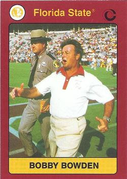 1990-91 Collegiate Collection Florida State Seminoles #76 Bobby Bowden Front