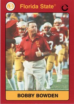 1990-91 Collegiate Collection Florida State Seminoles #77 Bobby Bowden Front