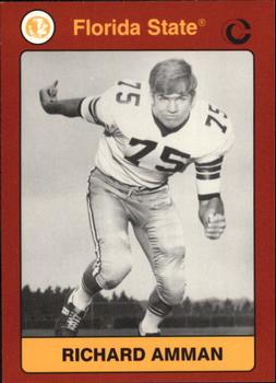 1990-91 Collegiate Collection Florida State Seminoles #186 Richard Amman Front