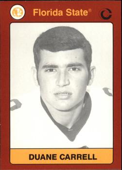 1990-91 Collegiate Collection Florida State Seminoles #190 Duane Carrell Front
