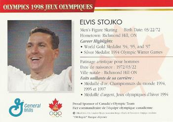 1997-98 General Mills Olympics #NNO Elvis Stojko Back