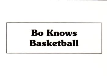 1990 Bo Knows (Purple Teal & White Border) (unlicensed) #NNO Bo Jackson Back