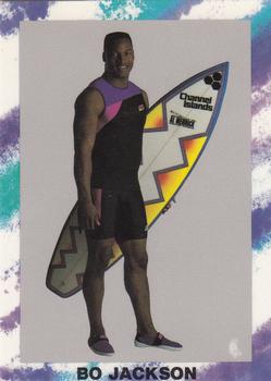 1990 Bo Knows (Purple Teal & White Border) (unlicensed) #NNO Bo Jackson Front