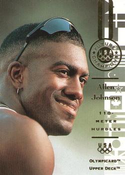 1996 Upper Deck USA Olympicards #107 Allen Johnson Front