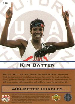 1996 Upper Deck USA Olympicards #110 Kim Batten Back