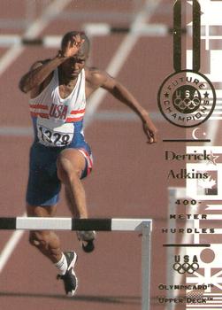 1996 Upper Deck USA Olympicards #111 Derrick Atkins Front