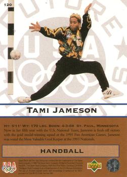 1996 Upper Deck USA Olympicards #120 Tami Jameson Back