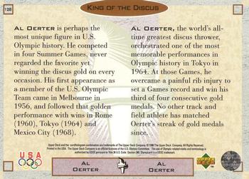 1996 Upper Deck USA Olympicards #128 Al Oerter Back