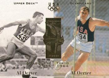 1996 Upper Deck USA Olympicards #128 Al Oerter Front