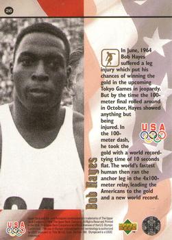 1996 Upper Deck USA Olympicards #26 Bob Hayes Back