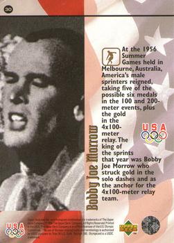 1996 Upper Deck USA Olympicards #30 Bobby Joe Morrow Back