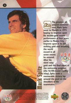 1996 Upper Deck USA Olympicards #3 Mark Spitz Back