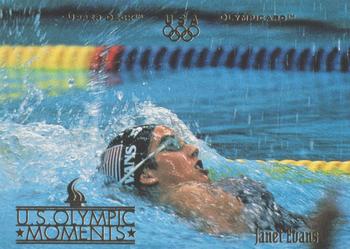 1996 Upper Deck USA Olympicards #2 Janet Evans Front