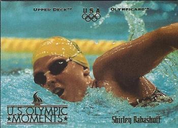 1996 Upper Deck USA Olympicards #6 Shirley Babashoff Front
