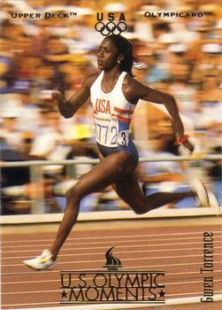 1996 Upper Deck USA Olympicards #18 Gwen Torrence Front