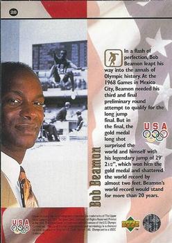 1996 Upper Deck USA Olympicards #28 Bob Beamon Back