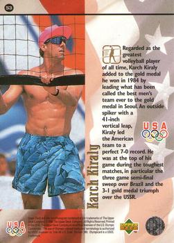 1996 Upper Deck USA Olympicards #53 Karch Kiraly Back