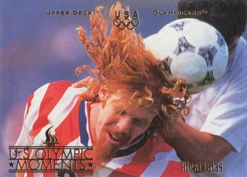 1996 Upper Deck USA Olympicards #56 Alexi Lalas Front