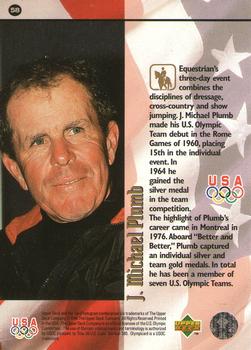1996 Upper Deck USA Olympicards #58 J. Michael Plumb Back