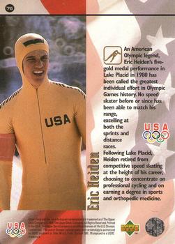 1996 Upper Deck USA Olympicards #76 Eric Heiden Back