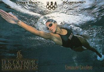1996 Upper Deck USA Olympicards #7 Summer Sanders Front
