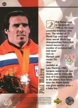 1996 Upper Deck USA Olympicards #84 Phil Mahre Back