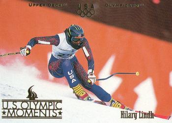 1996 Upper Deck USA Olympicards #85 Hilary Lindh Front