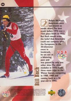 1996 Upper Deck USA Olympicards #89 Bill Koch Back