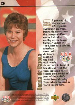 1996 Upper Deck USA Olympicards #90 Donna de Varona Back