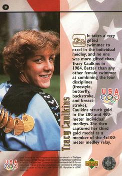 1996 Upper Deck USA Olympicards #9 Tracy Caulkins Back