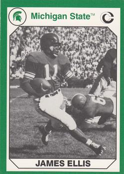 1990 Collegiate Collection Michigan State Spartans #10 James Ellis Front