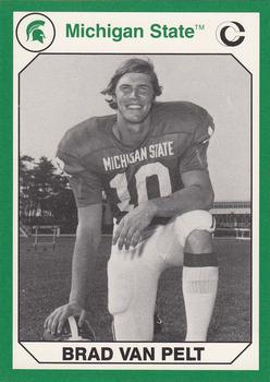 1990 Collegiate Collection Michigan State Spartans #11 Brad Van Pelt Front